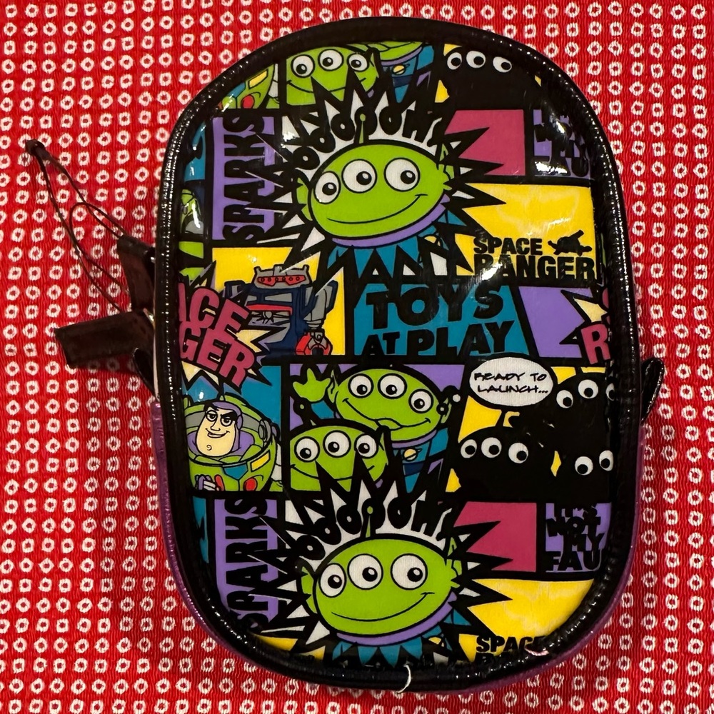 Pixar Toy Story Aliens small pouch with zipper